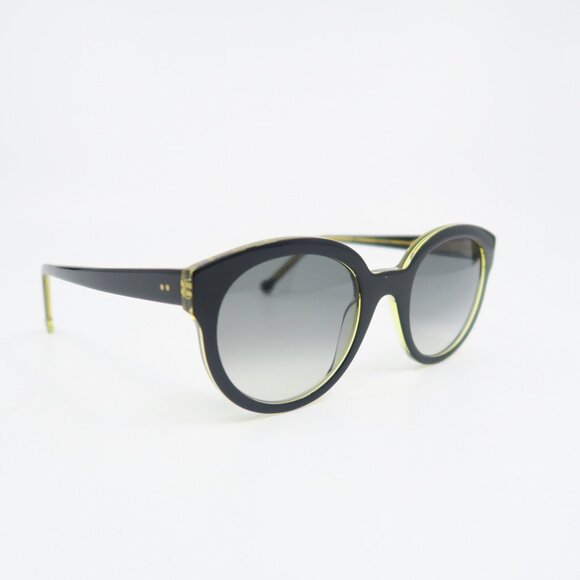 Nathalie Blanc HELENE Black/Grey Gradient Lenses, Round, New Women\'s Sunglasses. main image 6